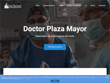 Tablet Screenshot of doctorplazamayor.com